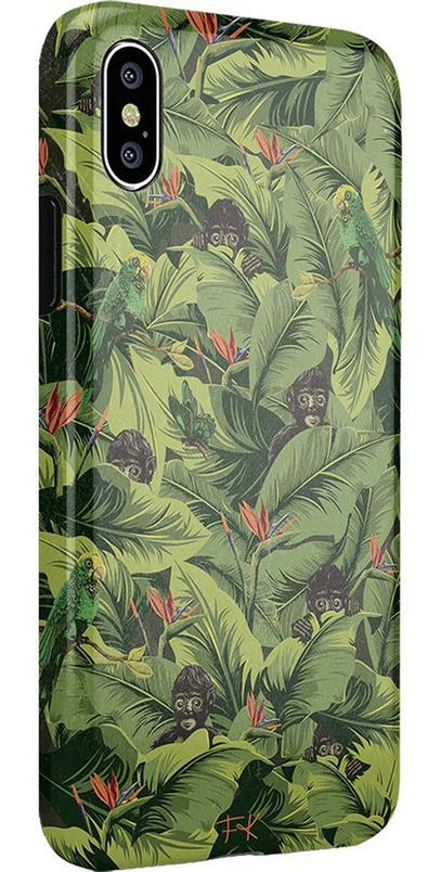 Sneaky Monkeys | Frida Kahlo Jungle Floral Case iPhone Case get.casely 