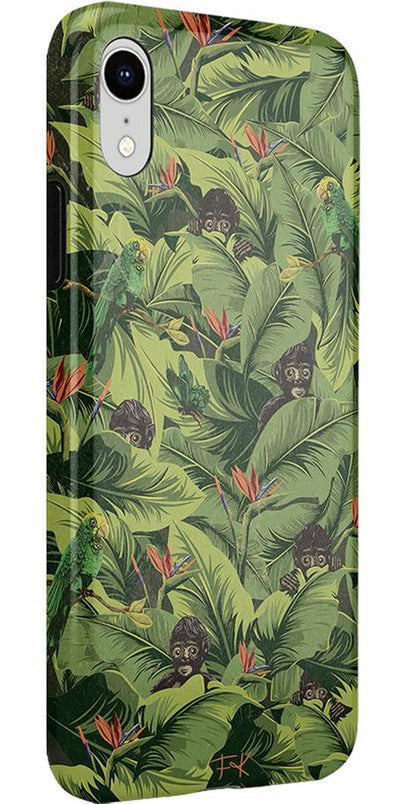 Sneaky Monkeys | Frida Kahlo Jungle Floral Case iPhone Case get.casely 