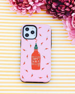 Spicy AF | Pink Chili Hot Sauce Case iPhone Case get.casely 