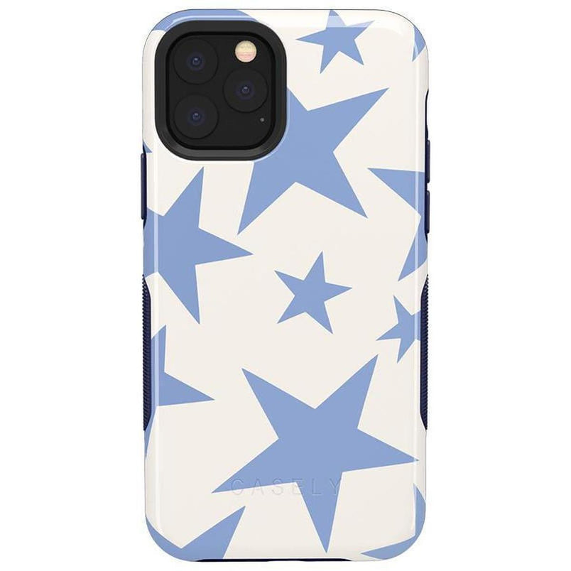 Stars Align | Blue & White Stars Case iPhone Case get.casely