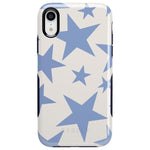 Stars Align | Blue & White Stars Case iPhone Case get.casely