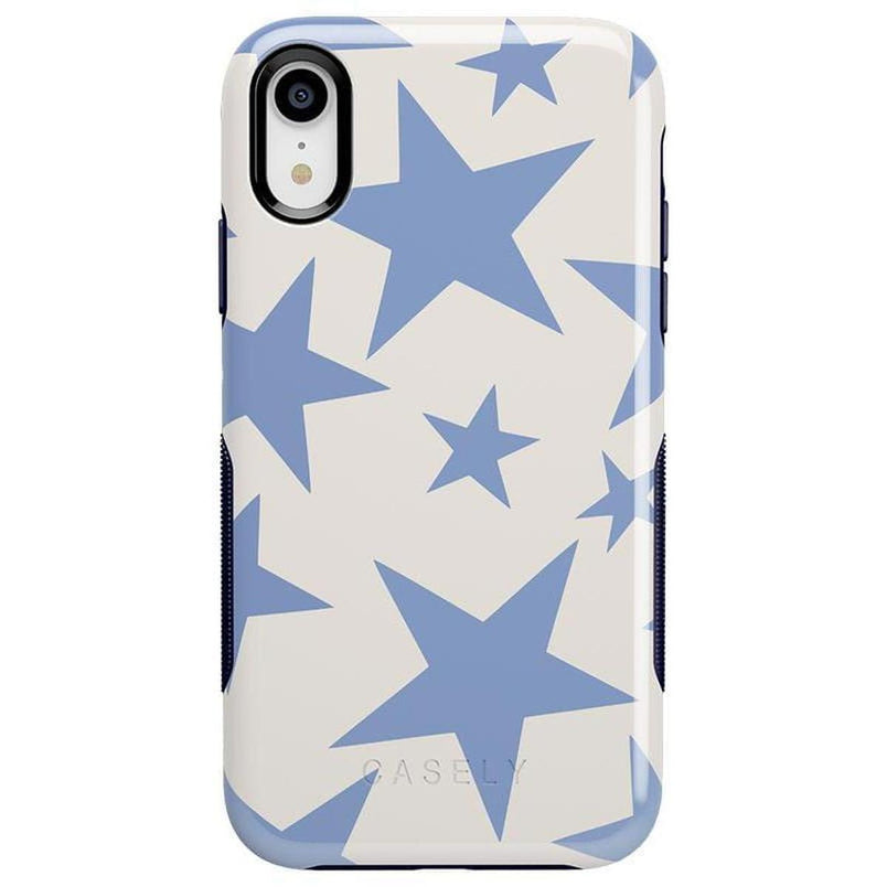 Stars Align | Blue & White Stars Case iPhone Case get.casely
