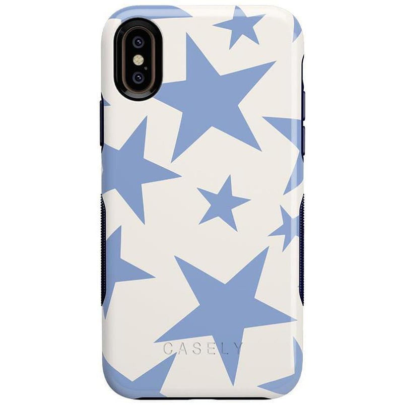 Stars Align | Blue & White Stars Case iPhone Case get.casely