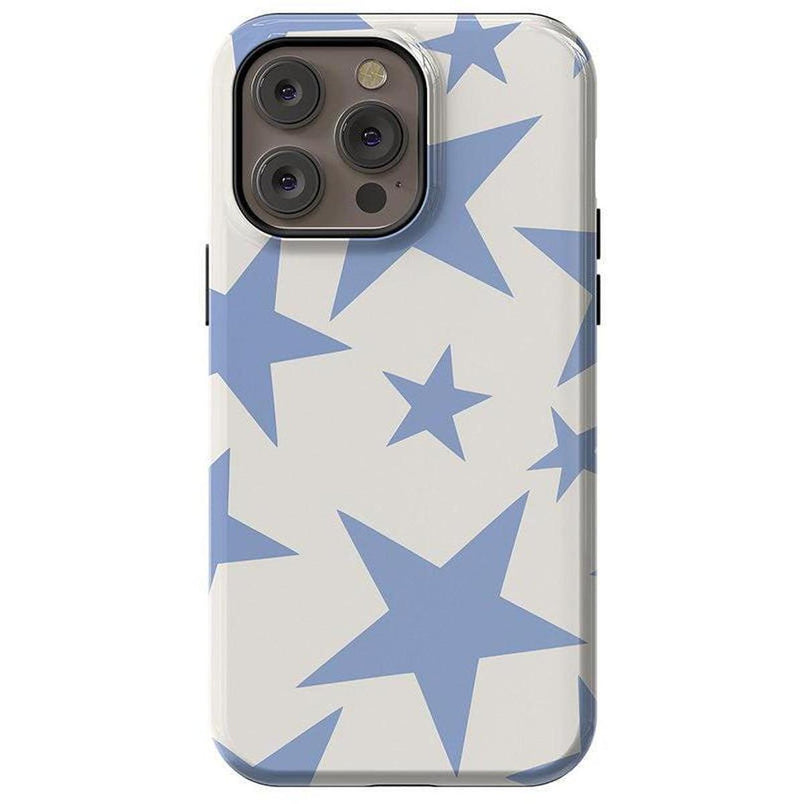 Stars Align | Blue & White Stars Case iPhone Case get.casely