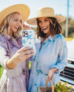 Stars Align | Blue & White Stars Case iPhone Case get.casely