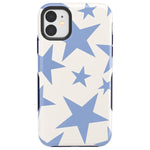 Stars Align | Blue & White Stars Case iPhone Case get.casely