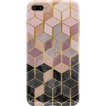 Stepping Up | Geo Rose Gold Marble Case iPhone Case get.casely Classic iPhone 6/7/8 Plus 