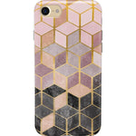 Stepping Up | Geo Rose Gold Marble Case iPhone Case get.casely Classic iPhone SE (2020 & 2022) 