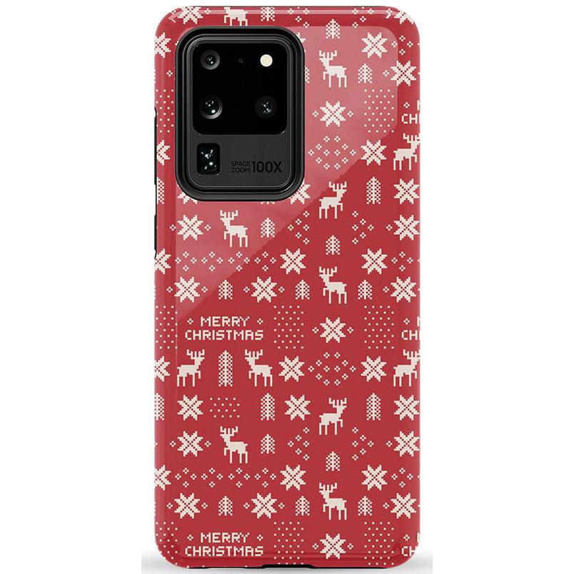 Stocking Stuffer | Christmas Knit Case Phone Case Casetry Essential Galaxy S20 Ultra