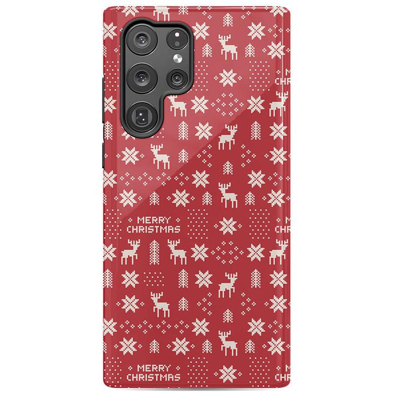 Stocking Stuffer | Christmas Knit Case Phone Case Casetry Essential Galaxy S22 Plus