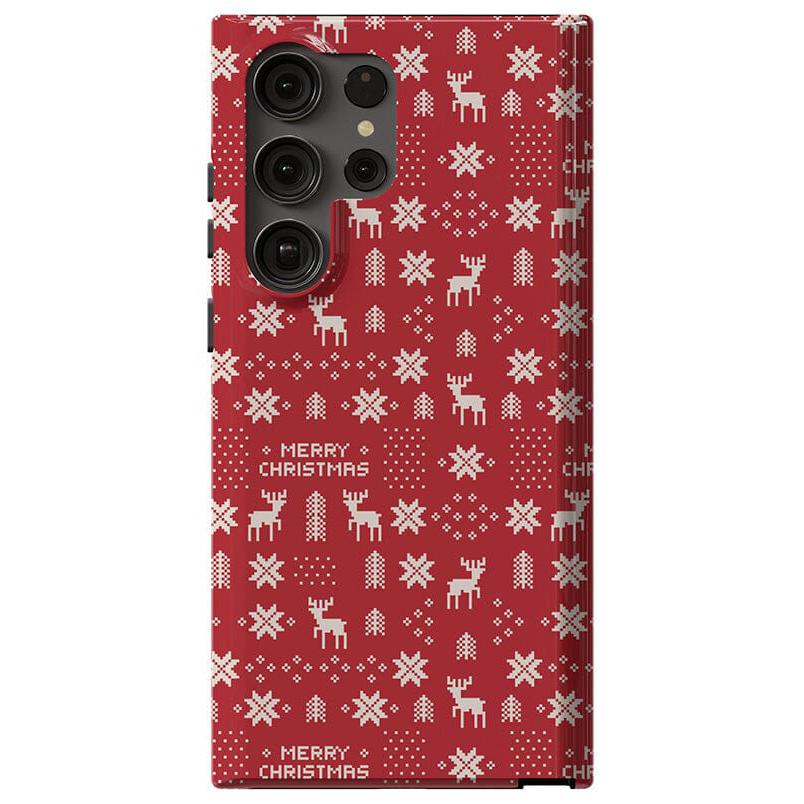 Stocking Stuffer | Christmas Knit Case Phone Case Casetry Essential Galaxy S23 Ultra