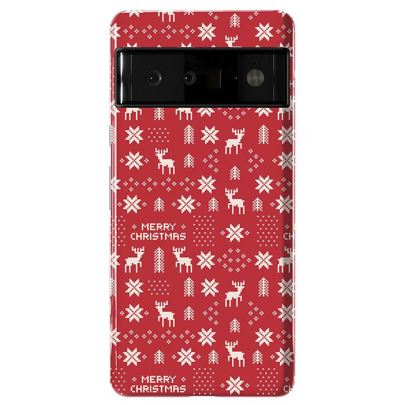 Stocking Stuffer | Christmas Knit Case Phone Case Casetry Essential Google Pixel 6 Pro