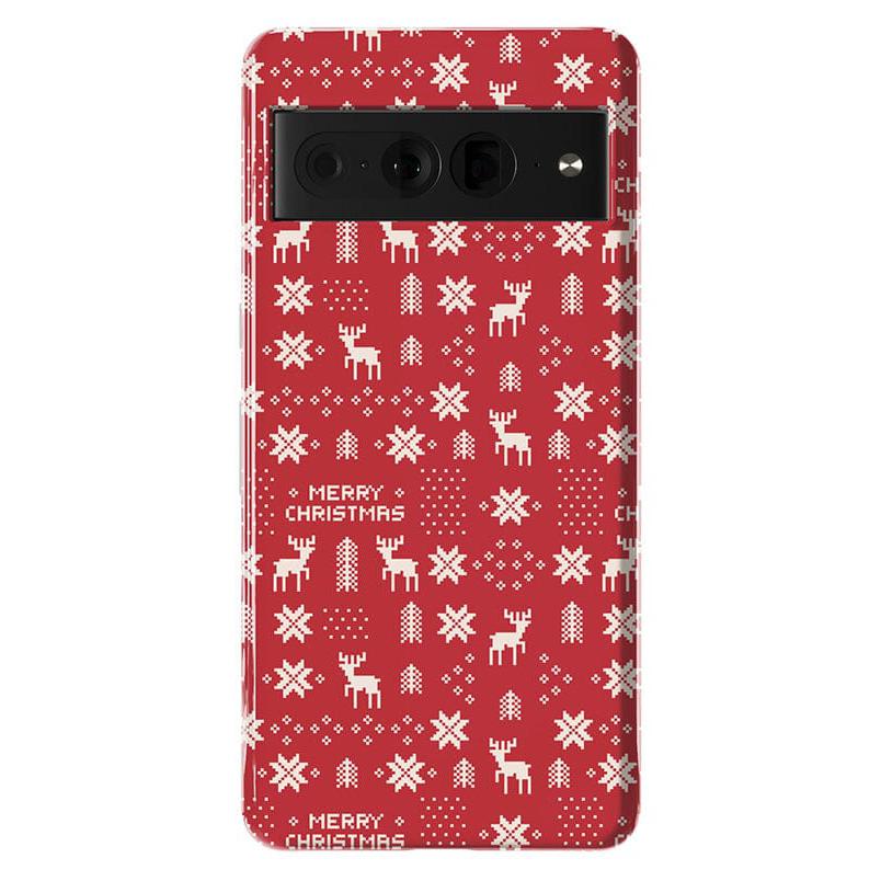 Stocking Stuffer | Christmas Knit Case Phone Case Casetry Essential Google Pixel 7 Pro