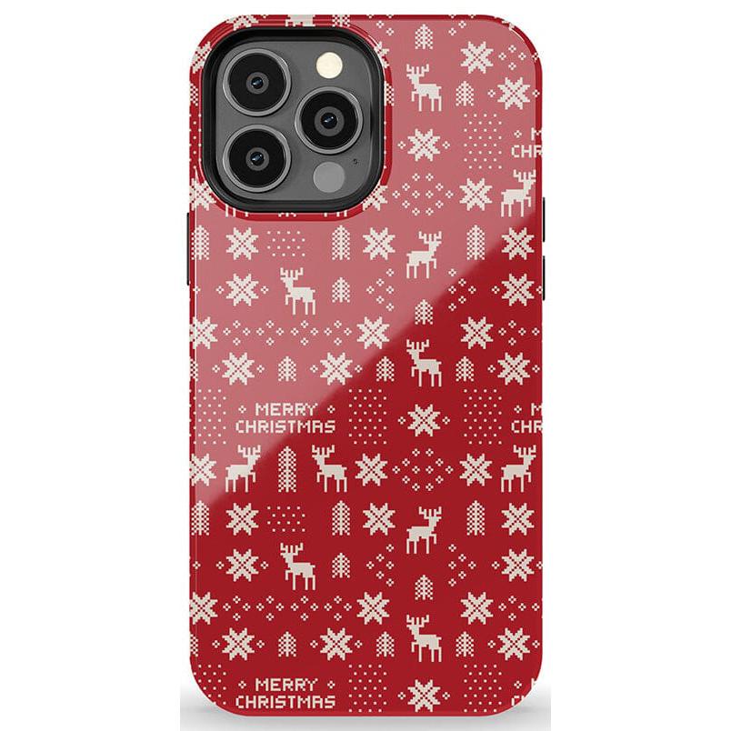 Stocking Stuffer | Christmas Knit Case Phone Case Casetry Essential + MagSafe® iPhone 13 Pro Max