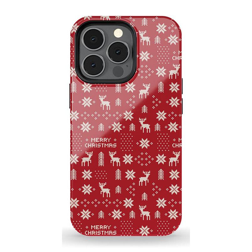 Stocking Stuffer | Christmas Knit Case Phone Case Casetry Essential + MagSafe® iPhone 13 Pro