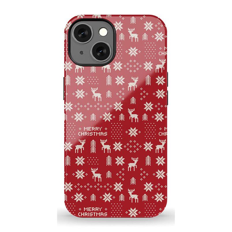 Stocking Stuffer | Christmas Knit Case Phone Case Casetry Essential + MagSafe® iPhone 13