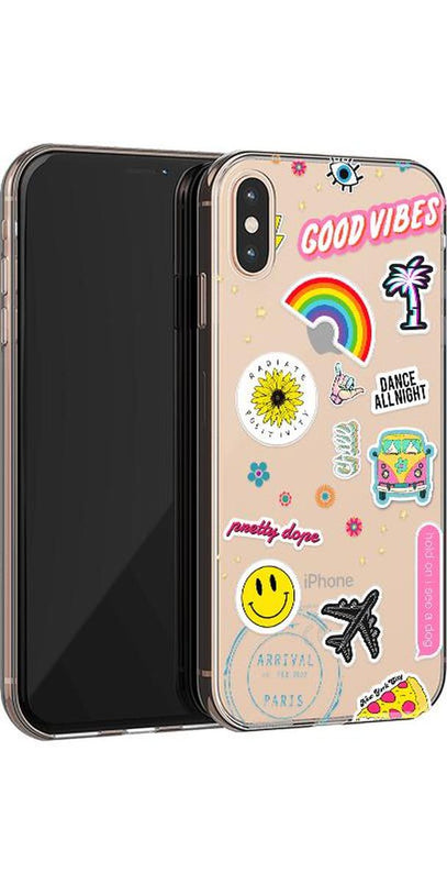 Stuck on U | Festival Sticker Floral Case iPhone Case get.casely 