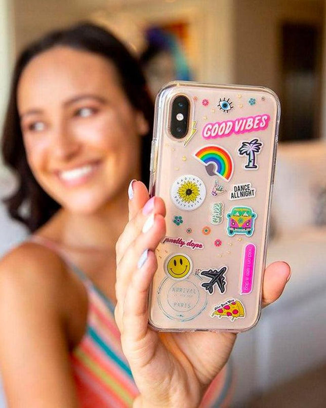 Stuck on U | Festival Sticker Floral Case iPhone Case get.casely 