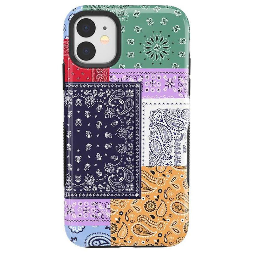 Swatch It Up | Patchwork Bandana Case iPhone Case get.casely Bold iPhone 11 