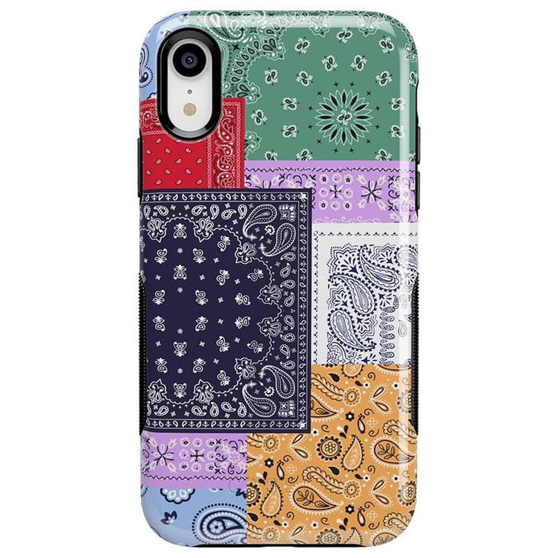 Swatch It Up | Patchwork Bandana Case iPhone Case get.casely Bold iPhone XR 