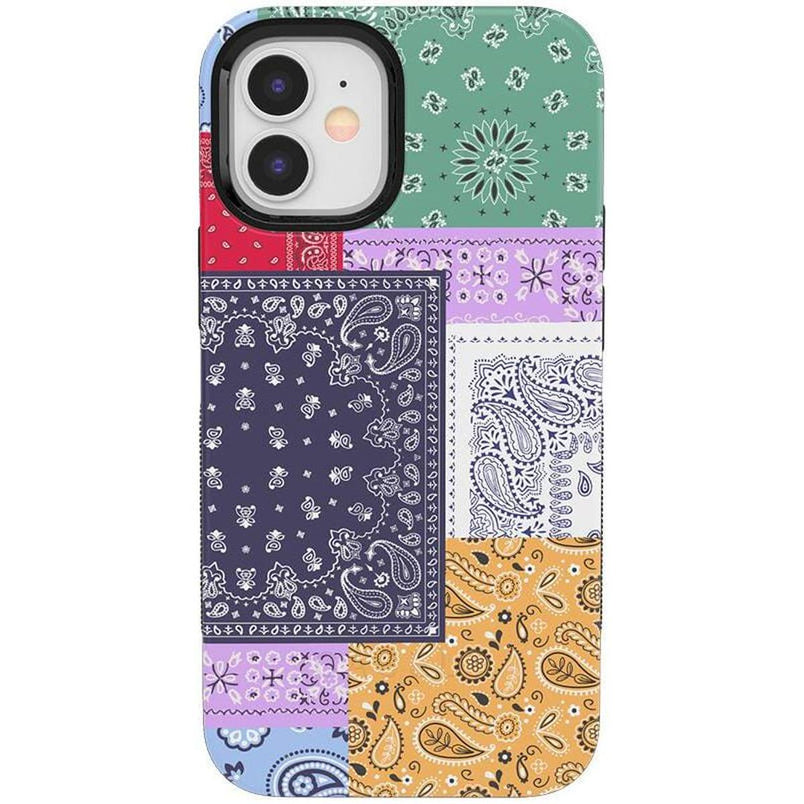 Swatch It Up | Patchwork Bandana Case iPhone Case get.casely Bold + MagSafe® iPhone 12 