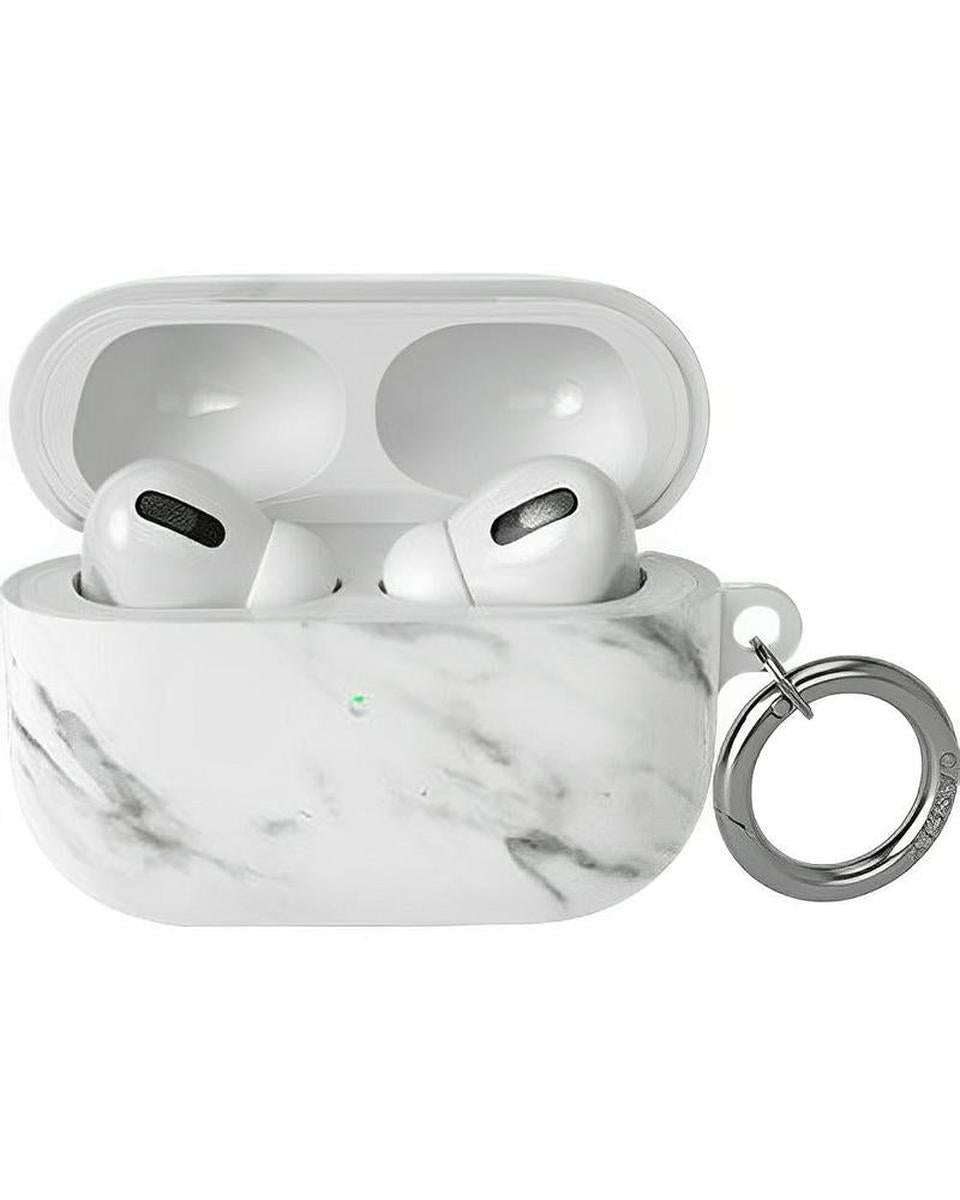 Take Me for Granite White Marble AirPods Case - Thumbnail 2