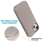 Taupe on Nude | Ultra-Protective Bold Case iPhone Case get.casely 