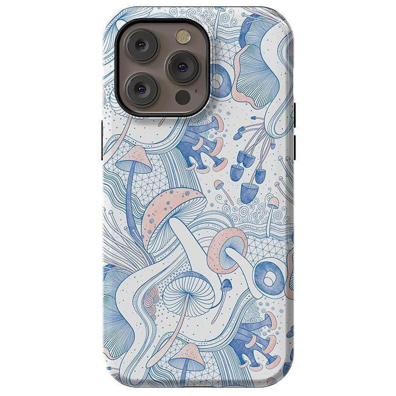 The Fun Guy | Enchanted Forest Mushroom Floral Case iPhone Case get.casely Essential + MagSafe® iPhone 14 Pro Max