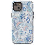 The Fun Guy | Enchanted Forest Mushroom Floral Case iPhone Case get.casely Essential + MagSafe® iPhone 14 Plus