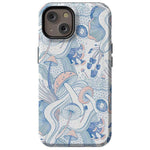 The Fun Guy | Enchanted Forest Mushroom Floral Case iPhone Case get.casely Essential + MagSafe® iPhone 14
