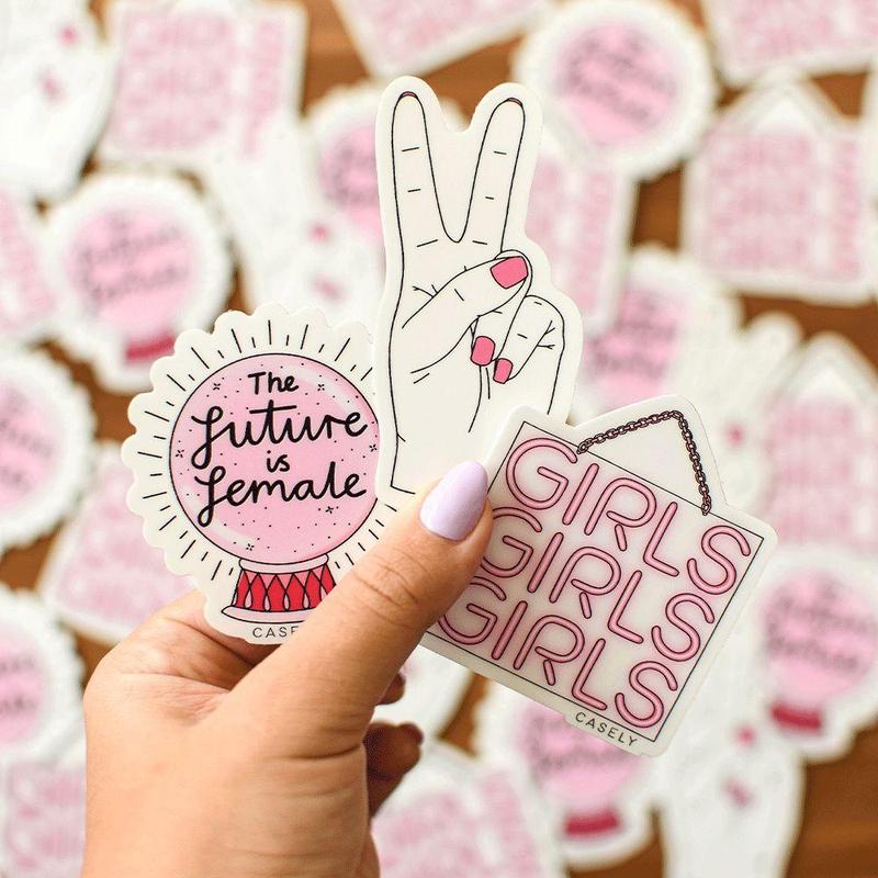 The Girl Power Pack Sticker Pack get.casely 