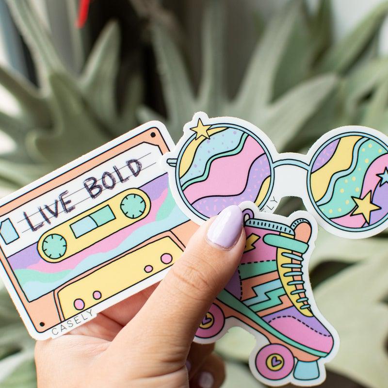 The Groovy Pack Sticker Pack get.casely 