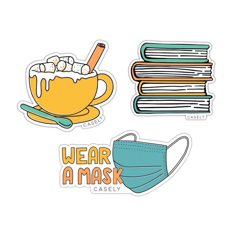 The Stay-At-Home Pack Sticker Pack get.casely 