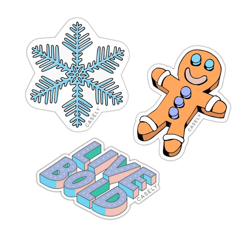 The Winter Pack Sticker Pack get.casely 