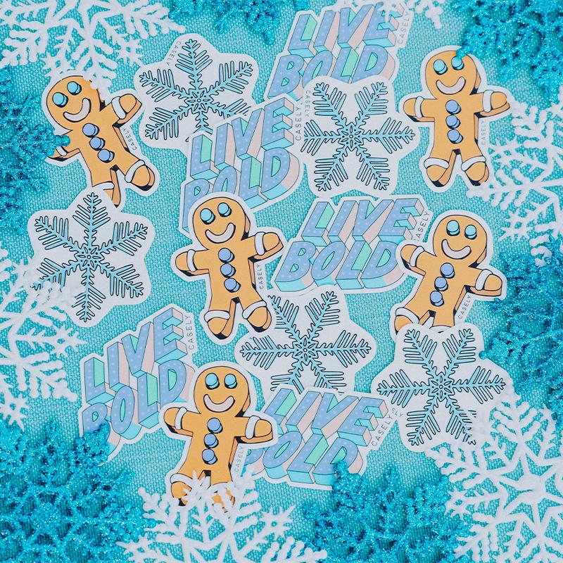 The Winter Pack Sticker Pack get.casely 