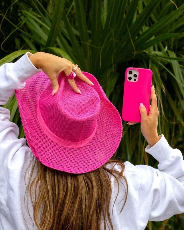 Think Pink | Solid Neon Pink Case iPhone Case get.casely