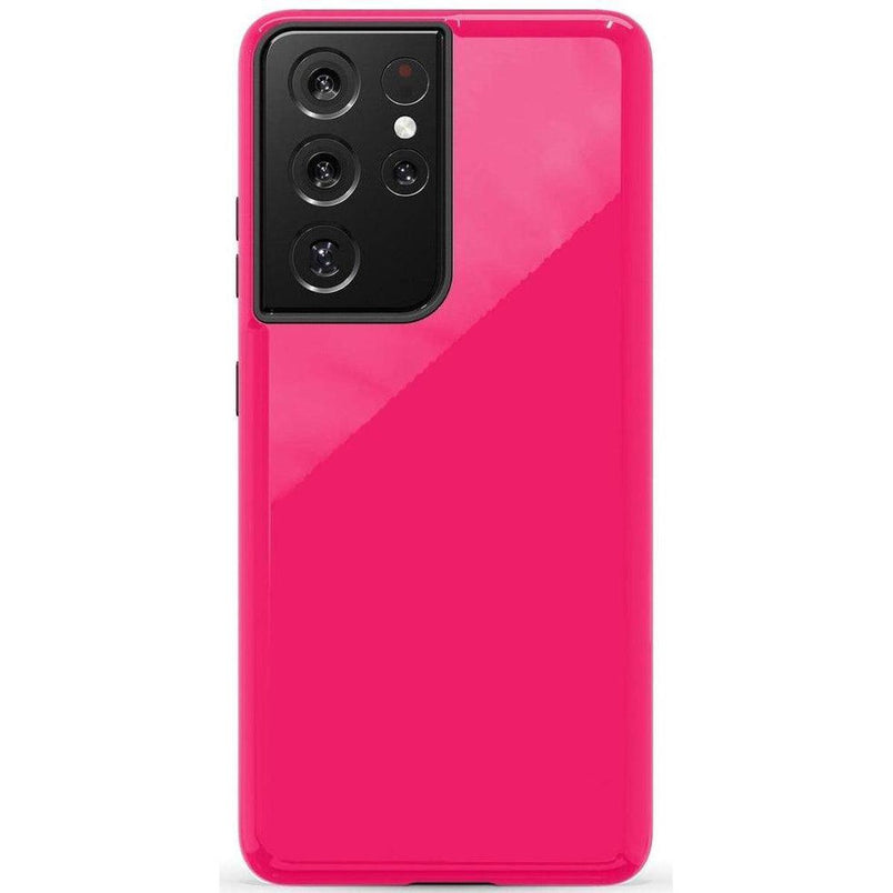 Think Pink | Solid Neon Pink Samsung Case