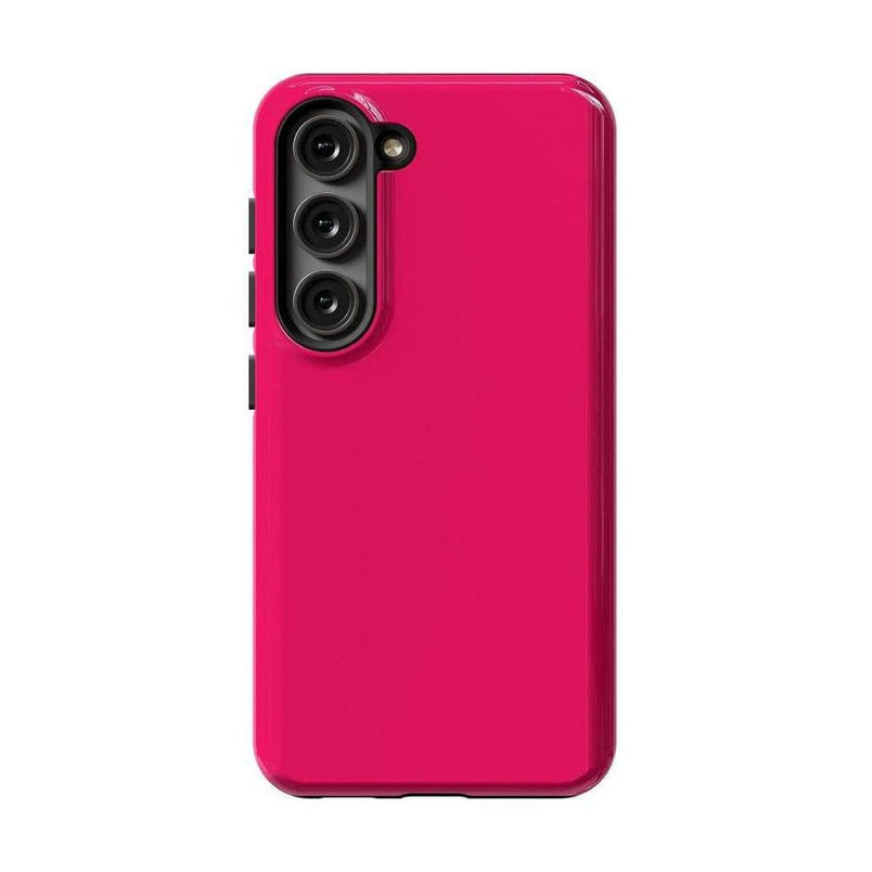 Think Pink | Solid Neon Pink Samsung Case Samsung Case Casetry Galaxy S23