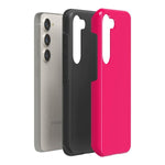 Think Pink | Solid Neon Pink Samsung Case Samsung Case Casetry
