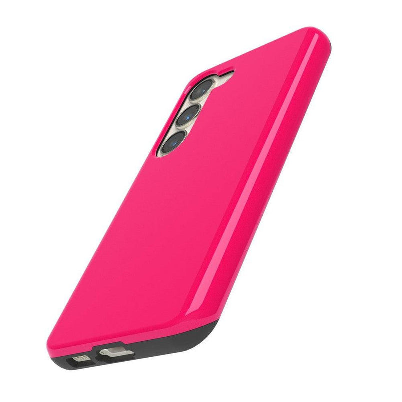 Think Pink | Solid Neon Pink Samsung Case Samsung Case Casetry