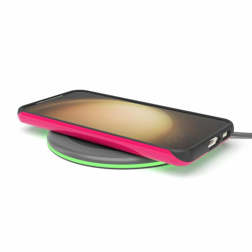Think Pink | Solid Neon Pink Samsung Case Samsung Case Casetry