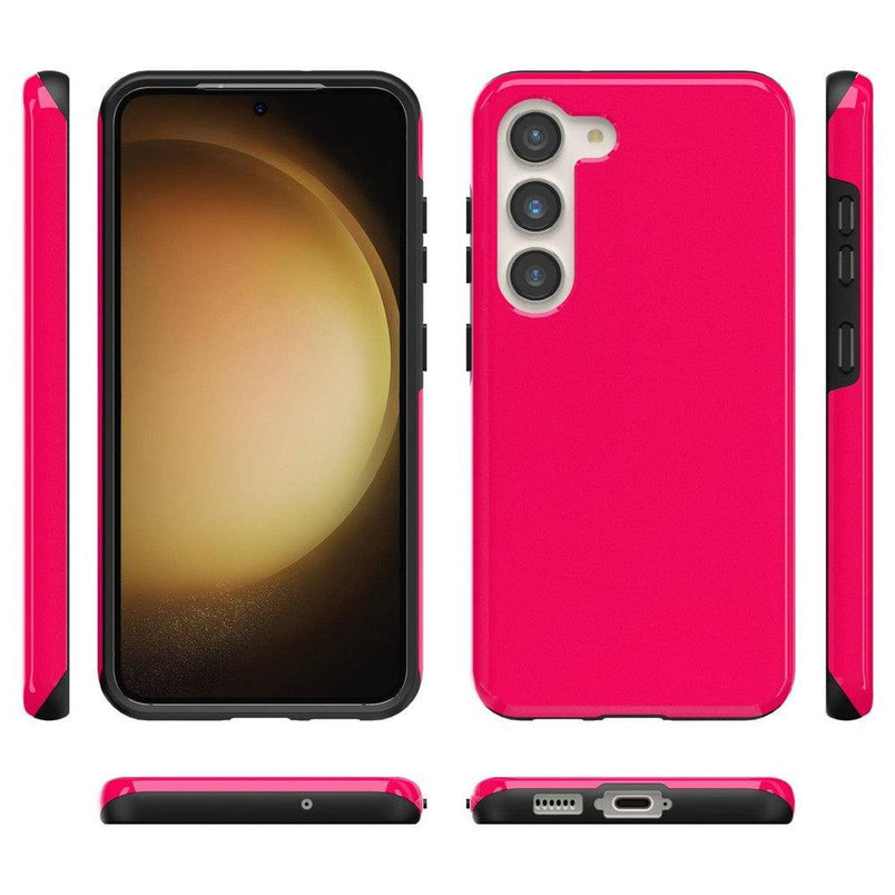 Think Pink | Solid Neon Pink Samsung Case Samsung Case Casetry