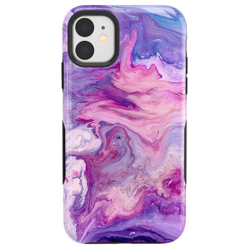 Tie Dying Over You | Purple Marble iPhone Case iPhone Case get.casely Bold iPhone 11