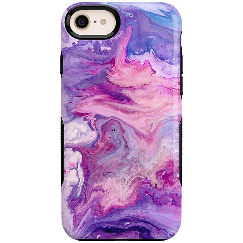 Tie Dying Over You | Purple Marble iPhone Case iPhone Case get.casely Bold iPhone 6/7/8