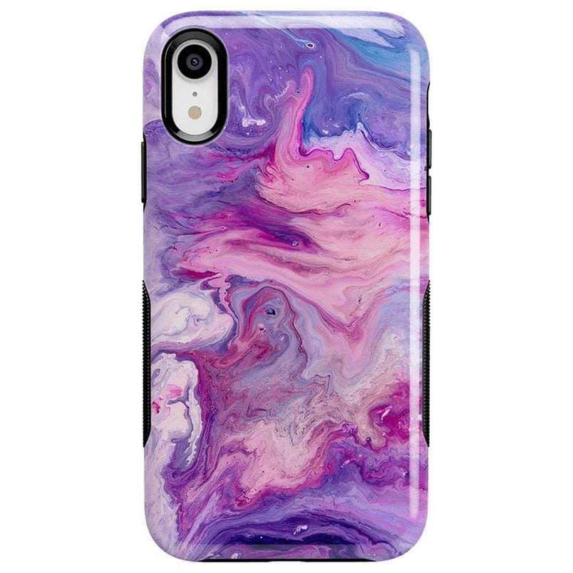 Tie Dying Over You | Purple Marble iPhone Case iPhone Case get.casely Bold iPhone XR