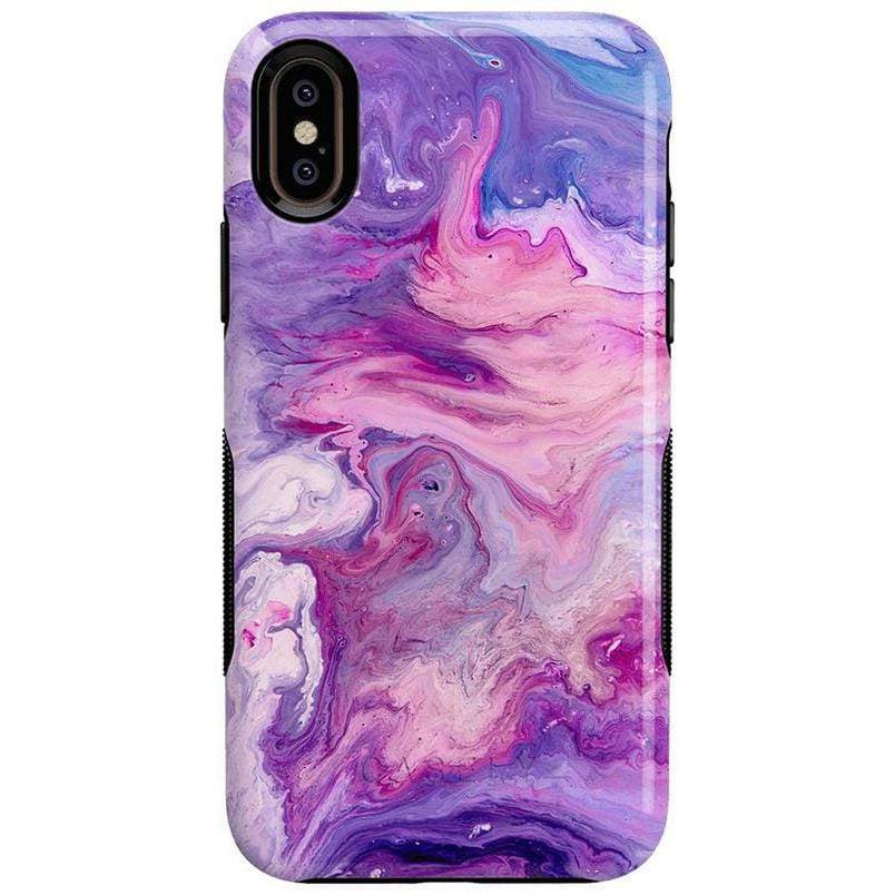 Tie Dying Over You | Purple Marble iPhone Case iPhone Case get.casely Bold iPhone XS Max