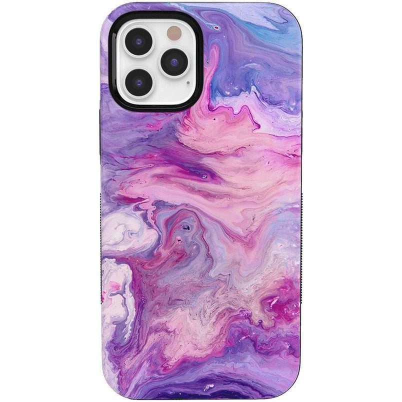 Tie Dying Over You | Purple Marble iPhone Case iPhone Case get.casely Bold iPhone 12 Pro