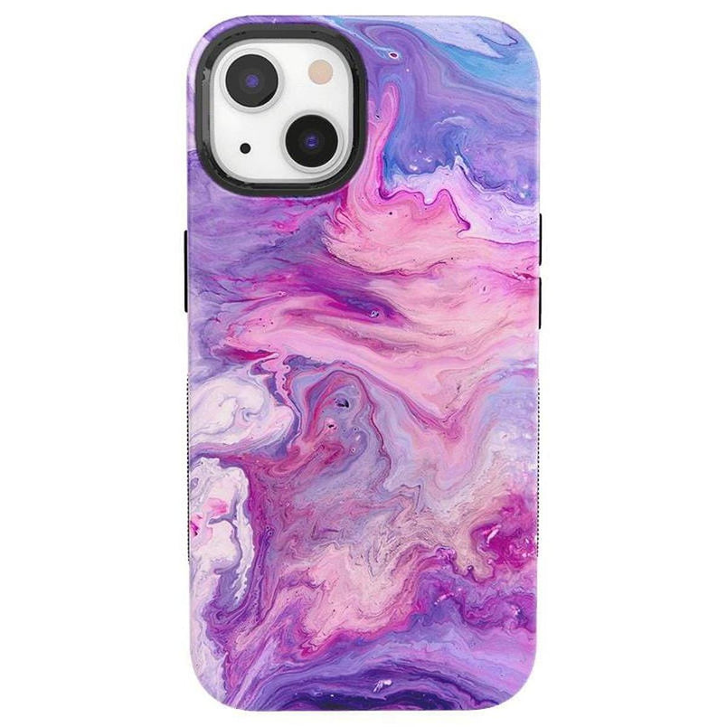 Tie Dying Over You | Purple Marble iPhone Case iPhone Case get.casely Bold + MagSafe® iPhone 13