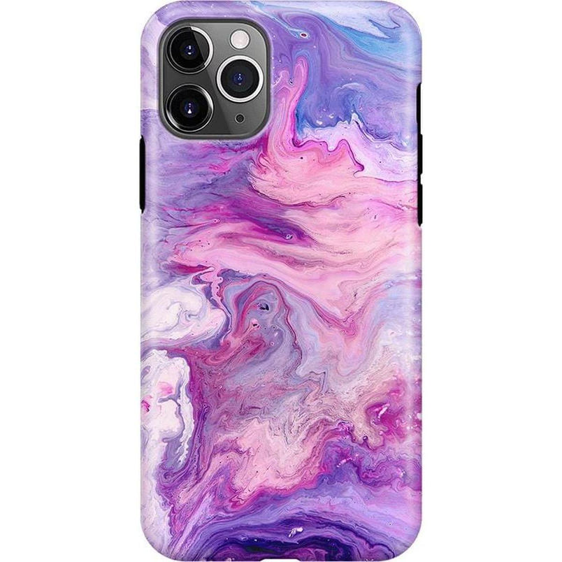 Tie Dying Over You | Purple Marble iPhone Case iPhone Case get.casely Classic iPhone 11 Pro