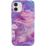 Tie Dying Over You | Purple Marble iPhone Case iPhone Case get.casely Classic iPhone 12 Mini